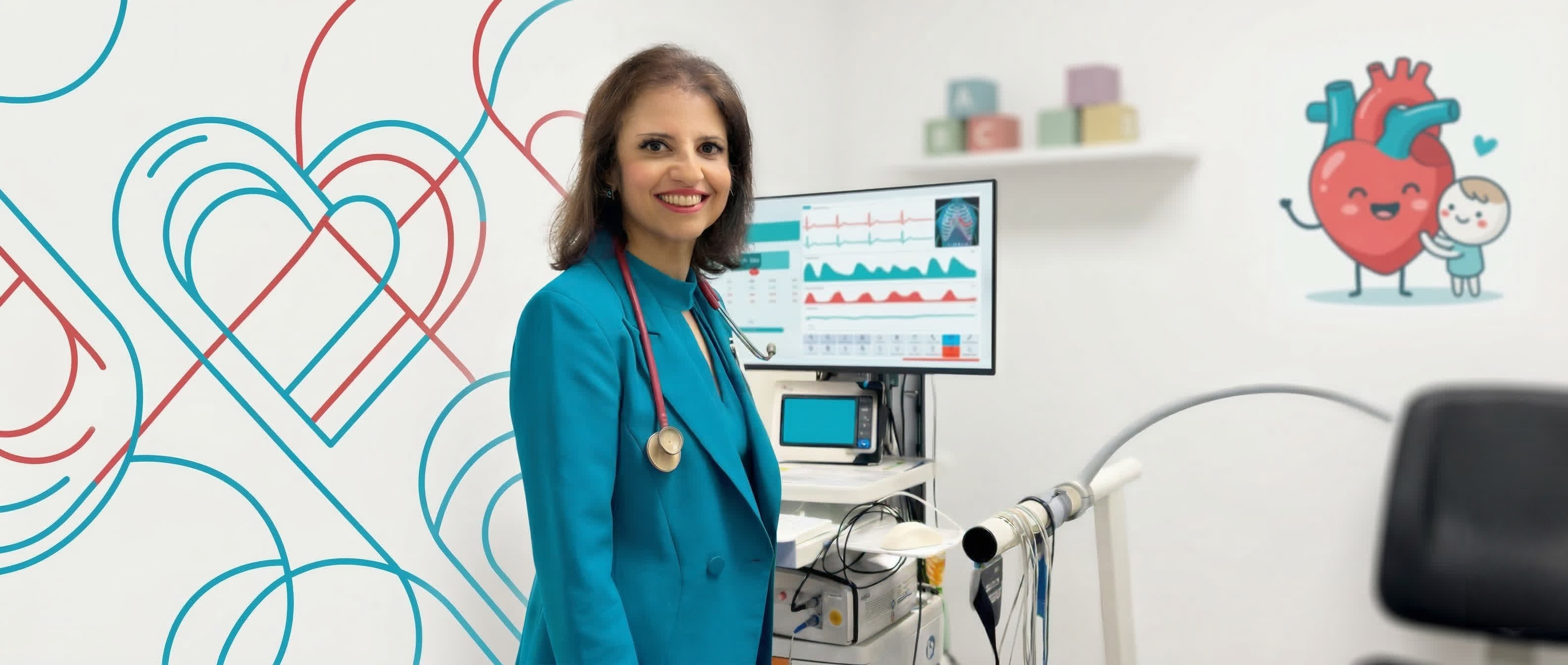 Dr Nitha Naqvi, paediatric cardiologist